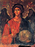 Движки на иконе Архангела Михаила