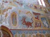 Уникальные фрески собора Воздвижения в Романове-Борисоглебове