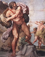 Циклоп Полифем (фреска, 1597 - 1602 г.)